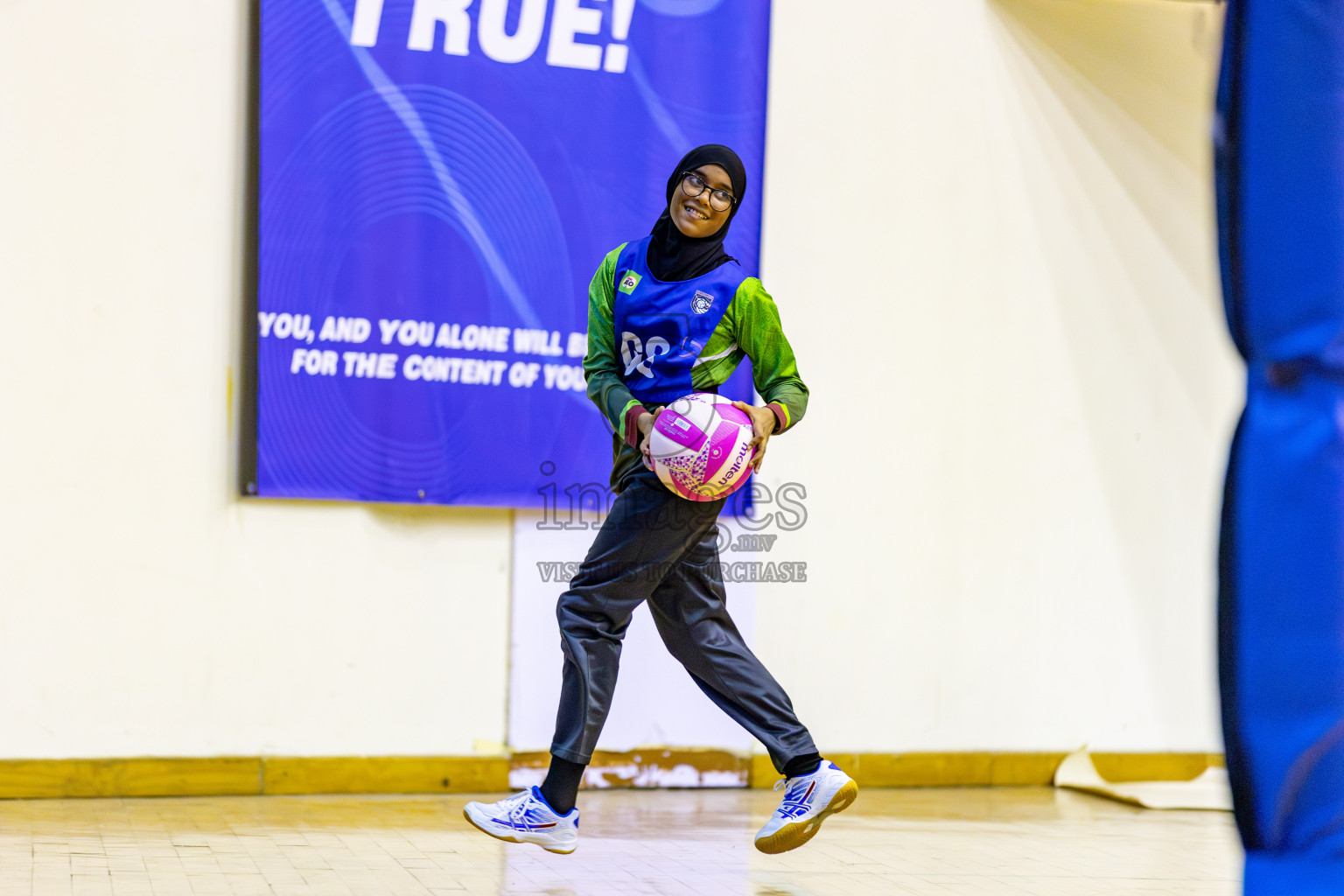 Netgen B vs Fiontti Sports Club in Day 3 of 3rd Netball Junior Championship, held at Social Center on Tuesday, 21st January 2025 . 
Photos: Hassan Simah / images.mv
