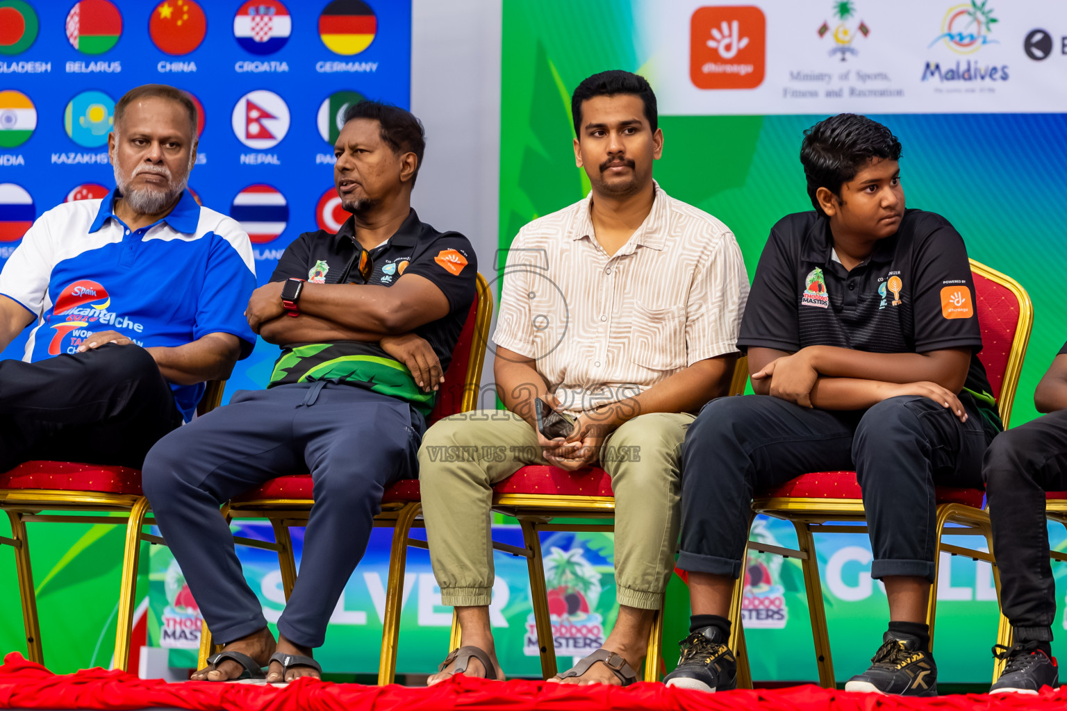 Day 4 of 1st Thoddoo Masters Table Tennis Tournament was held on Sunday, 24th August 2025 in AA Thoddoo, Maldives. Photos: Nausham Waheed / images.mv