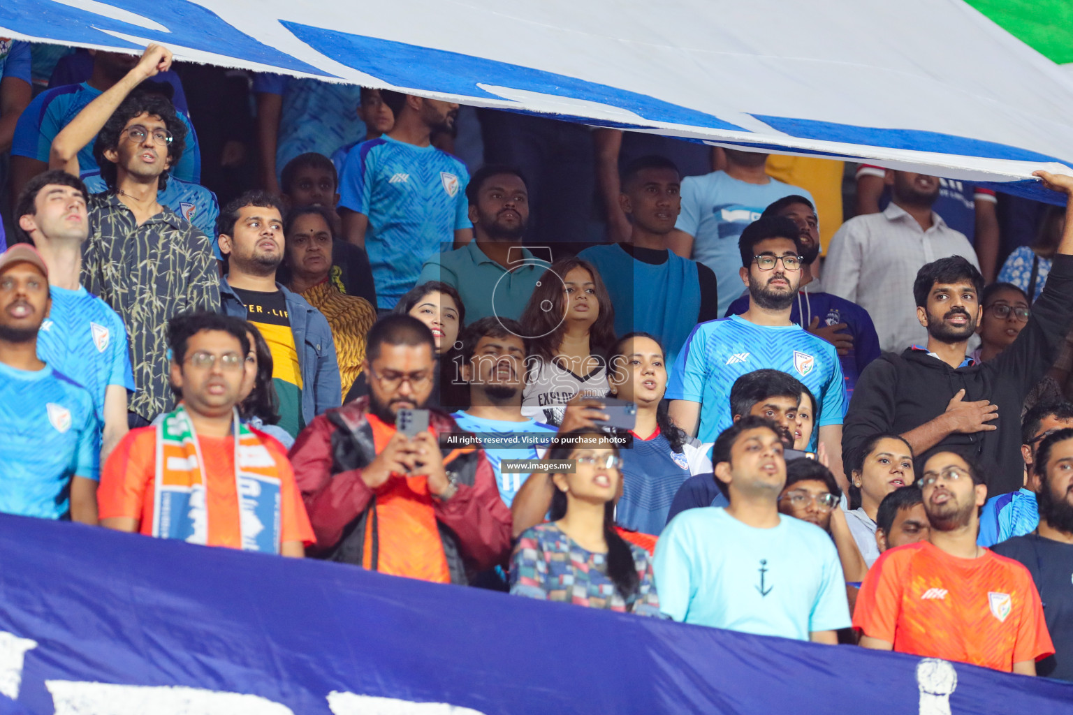 Kuwait vs India in the Final of SAFF Championship 2023 held in Sree Kanteerava Stadium, Bengaluru, India, on Tuesday, 4th July 2023. Photos: Nausham Waheed, Hassan Simah / images.mv