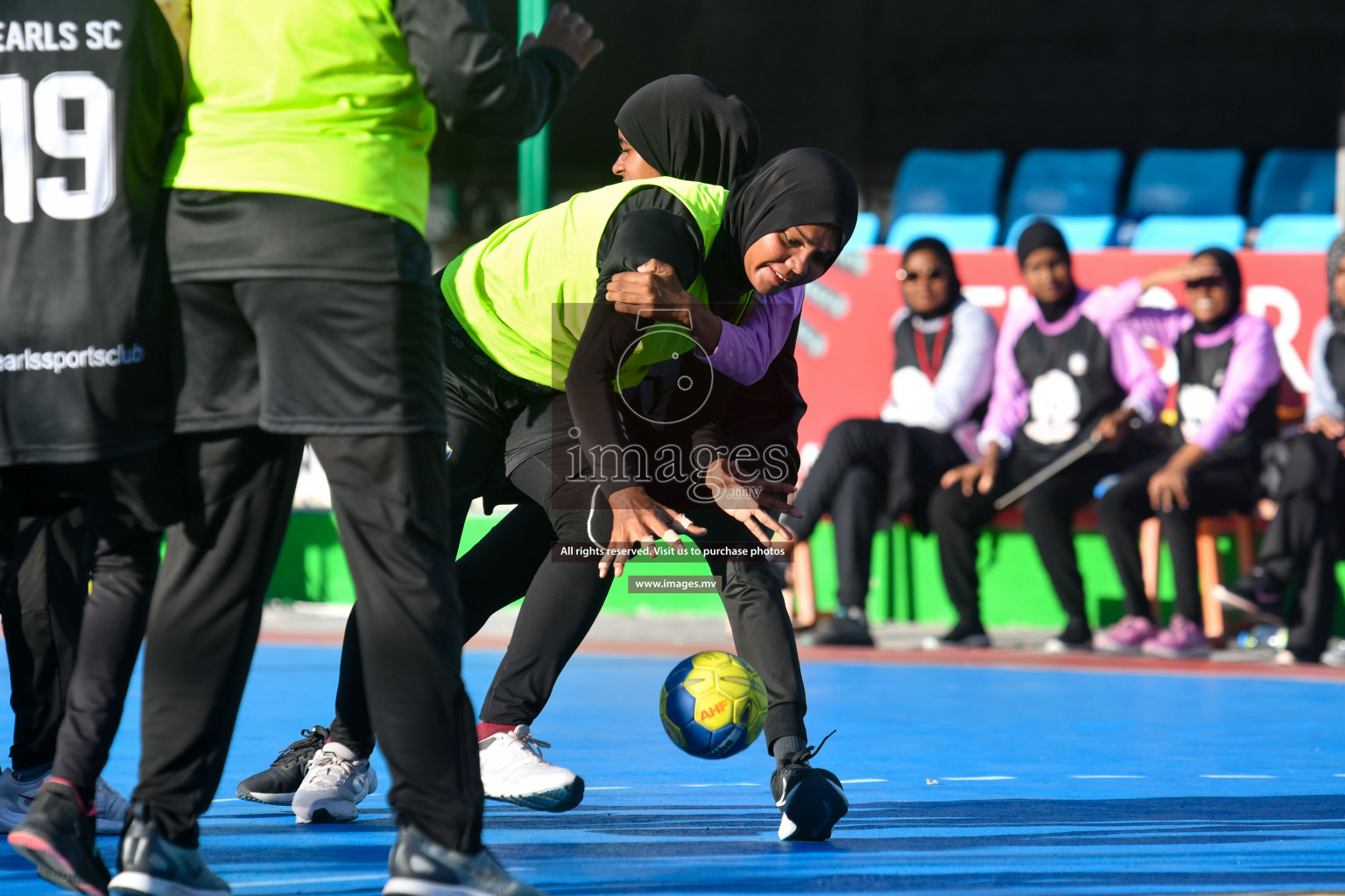 Day 8 of 6th MILO Handball Maldives Championship 2023, held in Handball ground, Male', Maldives on 27th May 2023 Photos: Nausham Waheed/ Images.mv