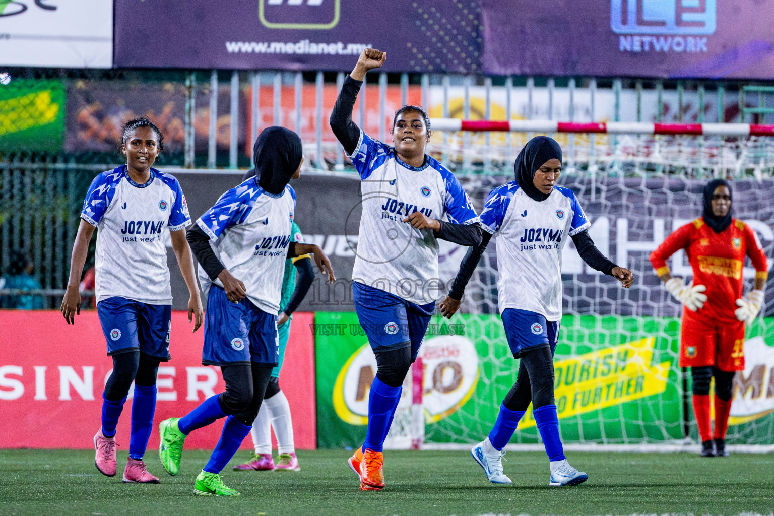 WAMCO vs POLICE CLUB in Eighteen Thirty 2024 2024 held in Rehendi Futsal Ground, Hulhumale', Maldives on Monday, 16th September 2024. Photos: Shu / images.mv