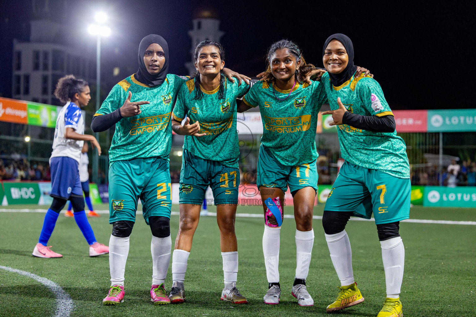 POLICE CLUB vs WAMCO in Club Maldives Classic 2024 held in Rehendi Futsal Ground, Hulhumale', Maldives on Monday, 16th September 2024. Photos: Nausham Waheed / images.mv