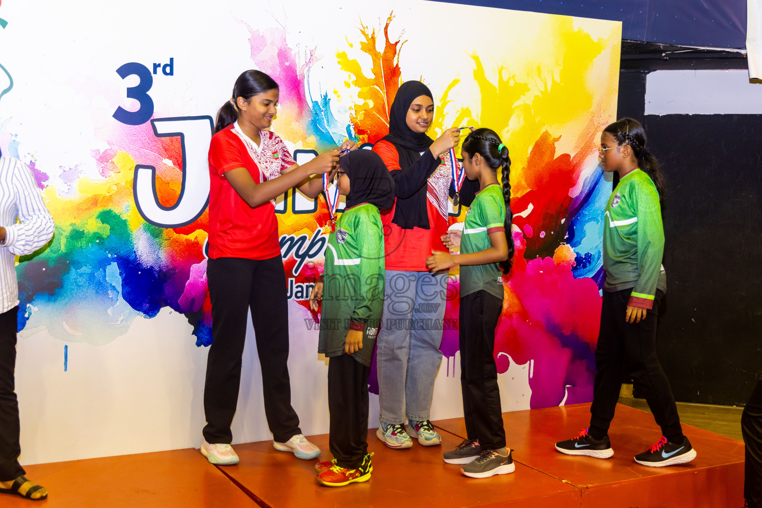 Closing ceremony of 3rd Netball Junior Championship, held at Social Center on Saturday, 25th January 2025 . Photos: Nausham Waheed / images.mv
