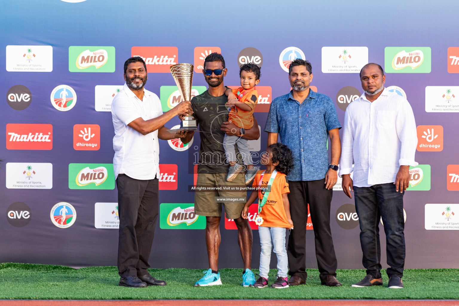 Day 3 of National Athletics Championship 2023 was held in Ekuveni Track at Male', Maldives on Saturday, 25th November 2023. Photos: Nausham Waheed / images.mv