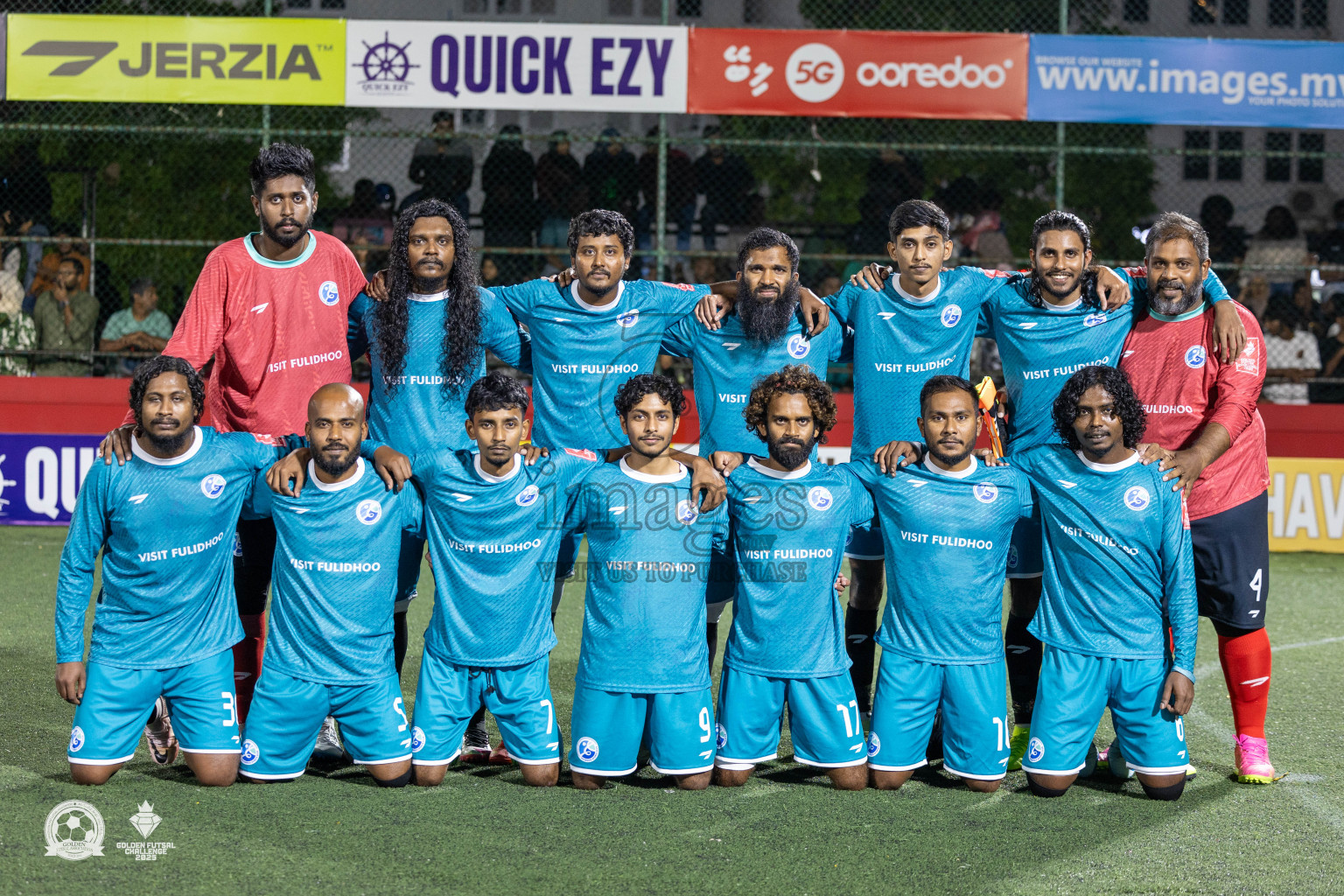V. Fulidhoo vs V. Felidhoo in Day 12 of Golden Futsal Challenge 2025 was held on Thursday, 16th January 2025, in Hulhumale', Maldives Photos: Mohamed Mahfooz Moosa / images.mv