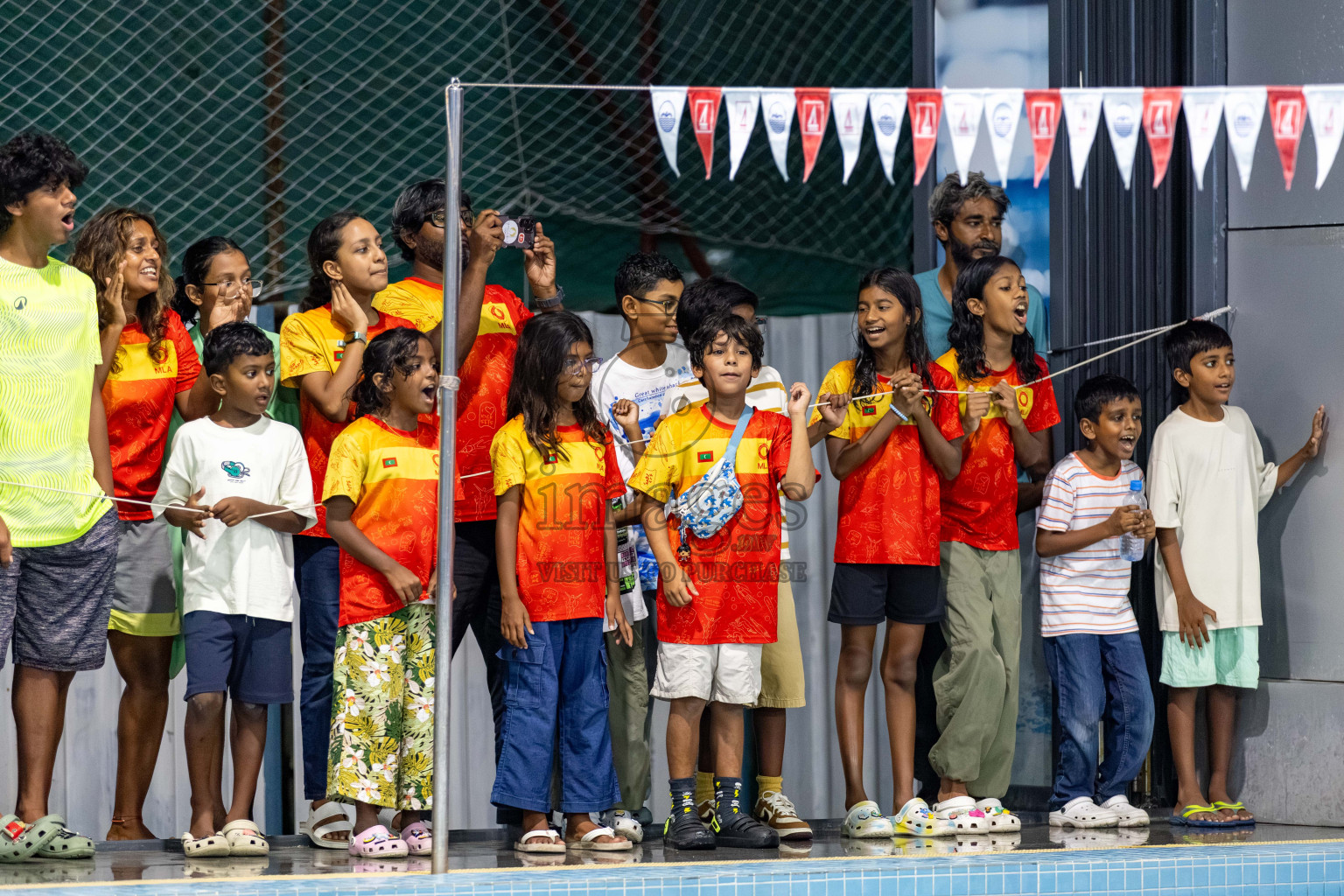 Day 4 of BML 6th National Kids Swimming Kids Festival 2025 held in Hulhumale', Maldives on Thursday, 6th November 2024. Photos: Hassan Simah / images.mv