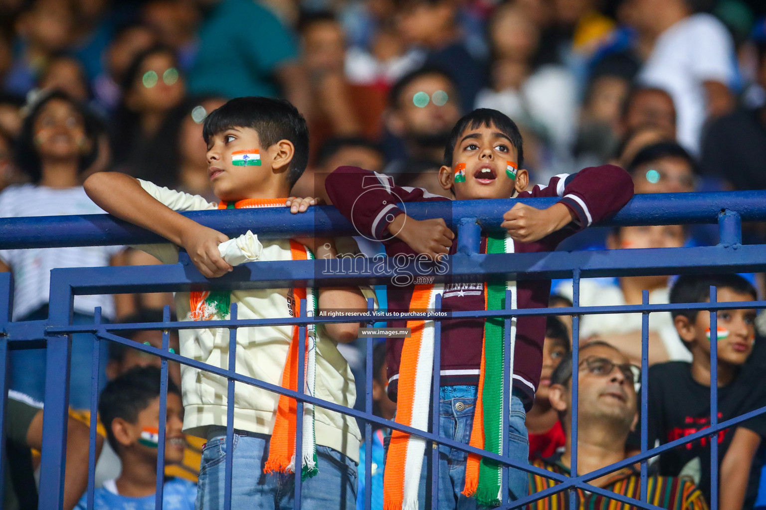 Nepal vs India in SAFF Championship 2023 held in Sree Kanteerava Stadium, Bengaluru, India, on Saturday, 24th June 2023. Photos: Hassan Simah,  / images.mv