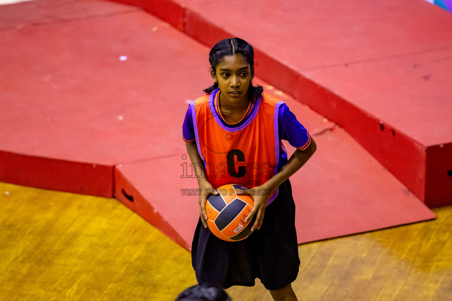 Day 13 of 25th Inter-School Netball Tournament was held in Social Center at Male', Maldives on Saturday, 24th August 2024. Photos: Nausham Waheed / images.mv