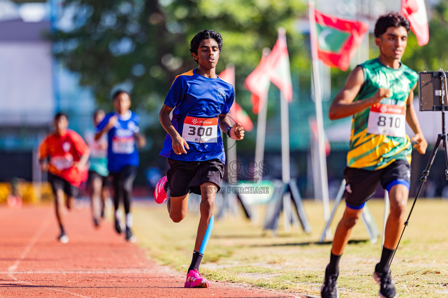 Day 2 of Inter-school Athletics Championship 2025 held in Ekuveni Synthetic Track, Male', Maldives on Tuesday, 07th October 2025. Photos by: Areef Adam / Images.mv