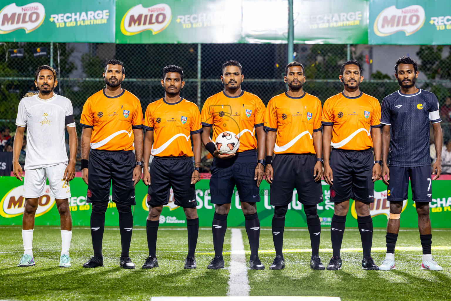 Arena vs Hawks in the Final of Milo Sector League 2025 was held in Rehendhi Futsal Ground, Hulhumale', Maldives on Tuesday, 18th November 2025. Photos: Nausham Waheed  / images.mv