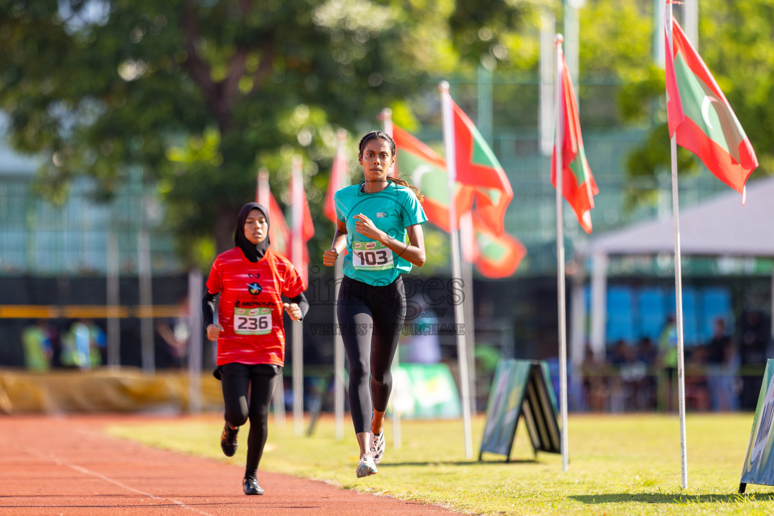 Day 1 of 12th Milo Association Championships was held in Ekuveni Track at Male', Maldives on Thursday, 24th April 2025.
Photos: Ismail Thoriq / images.mv