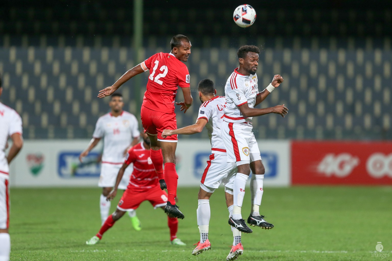 Asian Cup Qualifier between Maldives and Oman in National Stadium, on 10 October 2017 Male' Maldives. ( Images.mv Photo: Abdulla Abeedh )