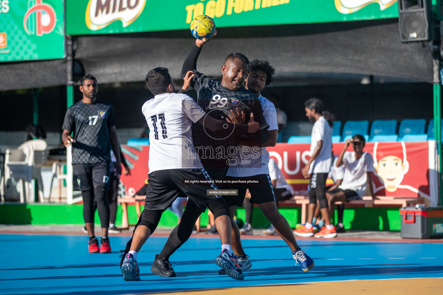 Day 9 of 6th MILO Handball Maldives Championship 2023, held in Handball ground, Male', Maldives on 28th May 2023 Photos: Nausham Waheed/ Images.mv