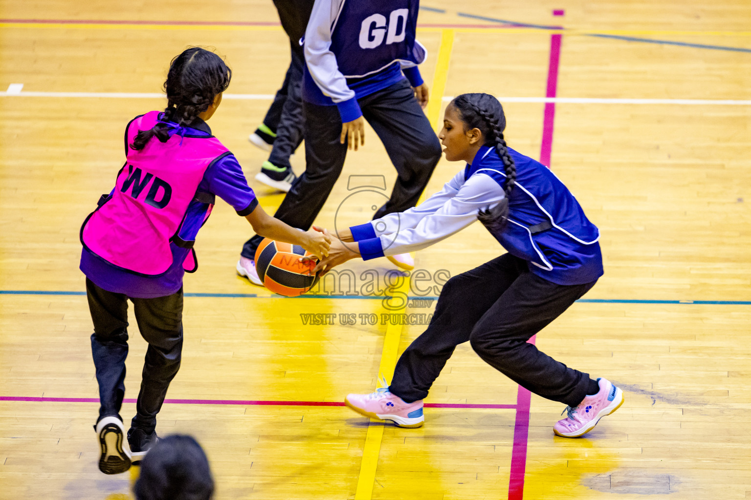 Day 7 of 25th Inter-School Netball Tournament was held in Social Center at Male', Maldives on Saturday, 17th August 2024. Photos: Nausham Waheed / images.mv