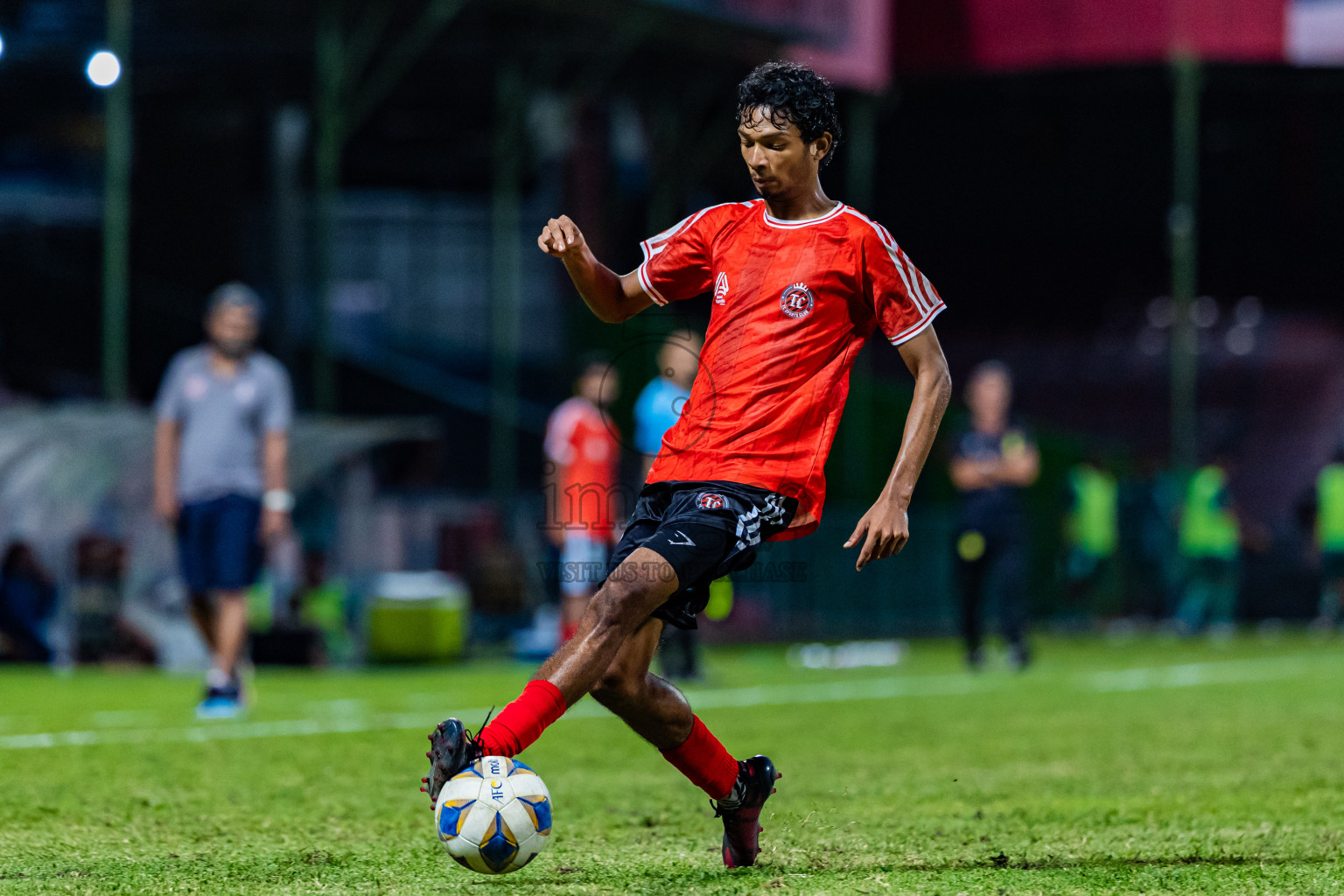 Maziya Sports & Recreation vs TC Sports Club in Dhivehi Premier League 2025/26 held in National Football Stadium, Male', Maldives on Wednesday, 24th September 2025. Photos: Areef Adam / Images.mv