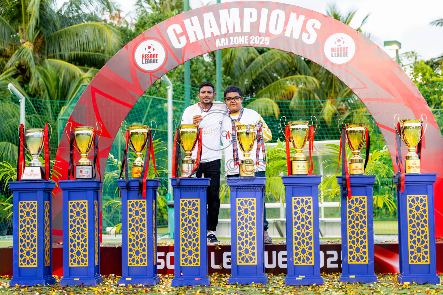 Barcelo vs Conrad in the Final of Resort League 2025 (Ari Zone) was held on Sunday, 28th June 2025 in Conrad Maldives Rangali Island, Alif Dhaalu Atoll, Maldives. Photos: Nausham Waheed / images.mv