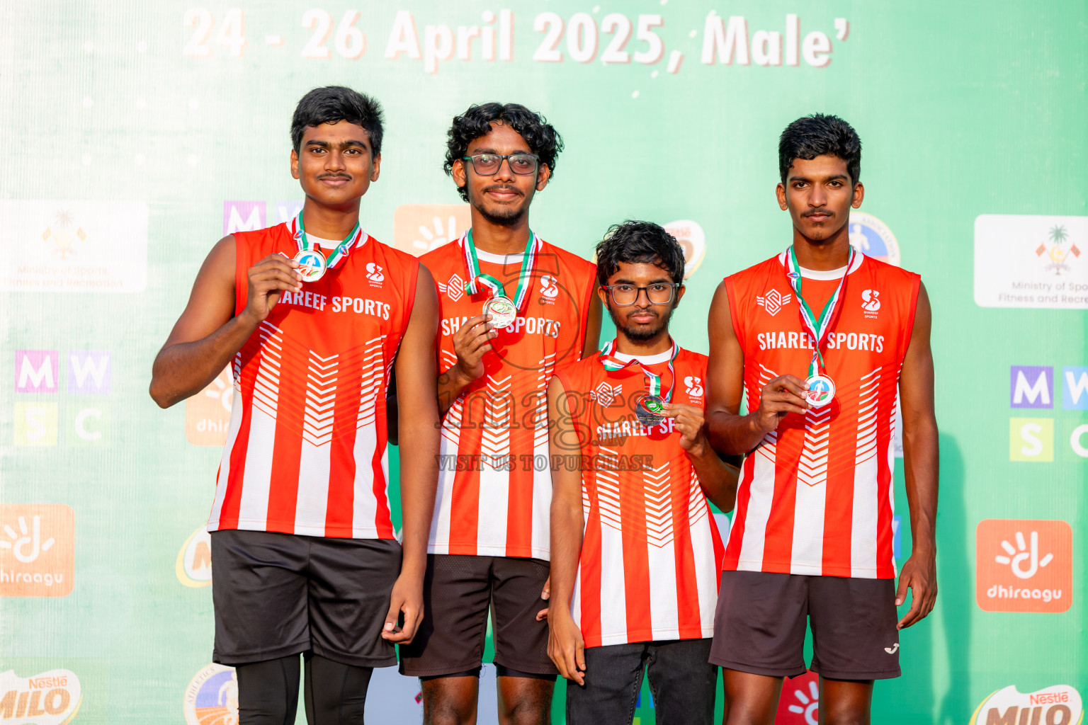Day 3 of 12th Milo Association Championships was held in Ekuveni Track at Male', Maldives on Saturday, 26th April 2025. Photos: Nausham Waheed / images.mv