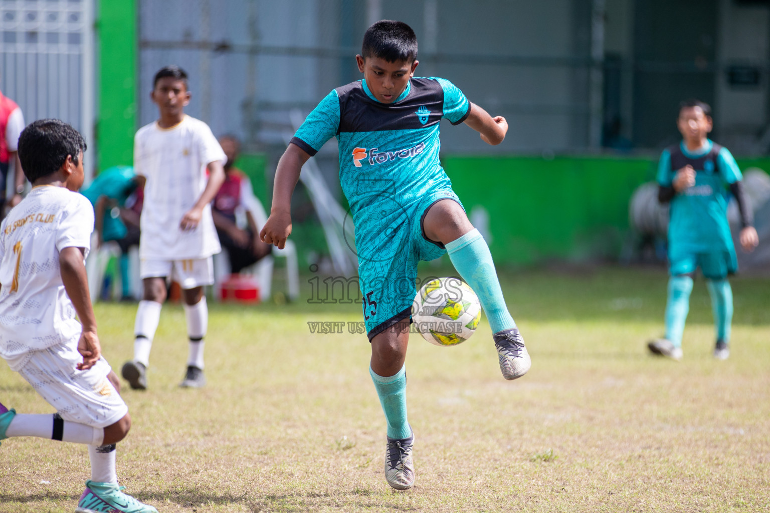 Day 3 of MILO Academy Championship 2024 - U12 was held at Henveiru Grounds in Male', Maldives on Saturday, 6th July 2024. Photos: Mohamed Mahfooz Moosa / images.mv