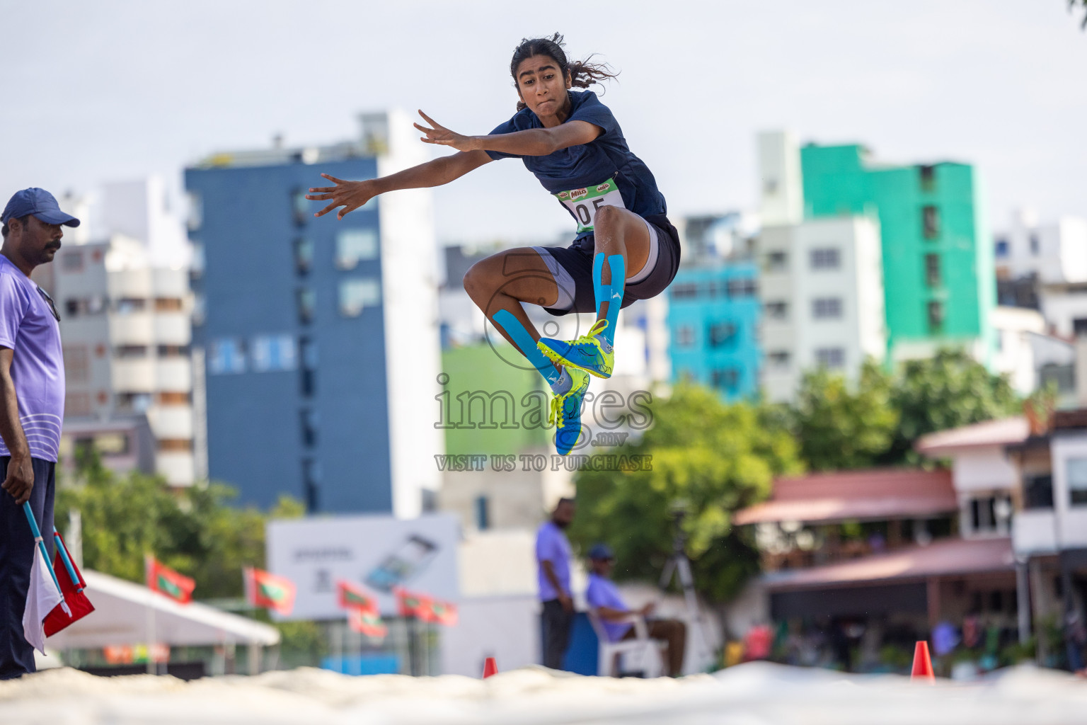 Day 3 of 33rd National Athletics Championship was held in Ekuveni Track at Male', Maldives on Saturday, 7th September 2024.
Photos: Suaadh Abdul Sattar / images.mv