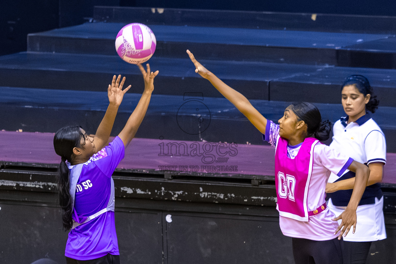Day 9 of 24th Milo Netball Association Championship was held in Social Center at Male', Maldives on Tuesday, 9th September 2025. Photos: Mohamed Mahfooz Moosa / images.mv