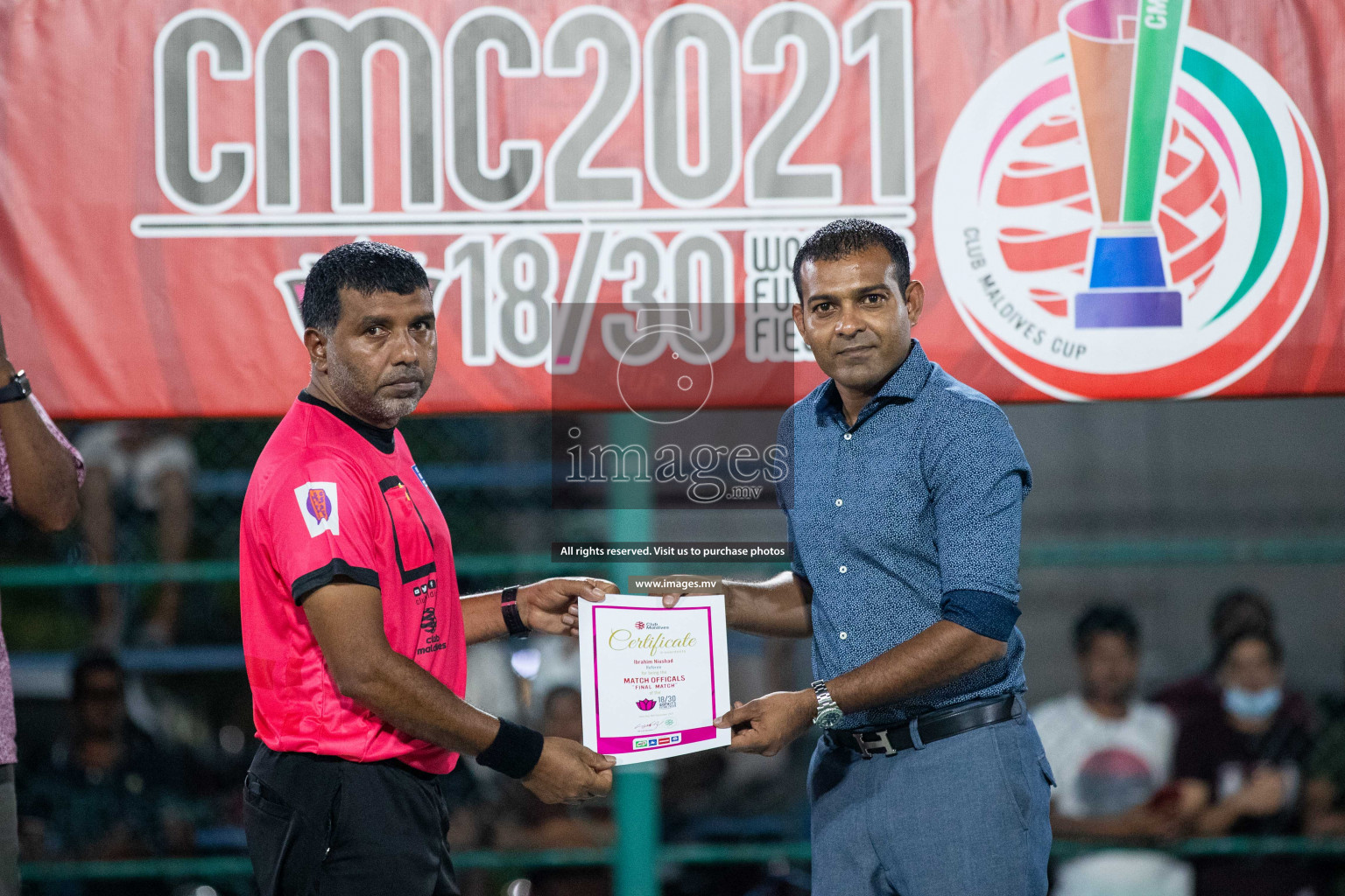 Ports Limited vs WAMCO - in the Finals 18/30 Women's Futsal Fiesta 2021 held in Hulhumale, Maldives on 18 December 2021. Photos by Nausham Waheed & Shuu Abdul Sattar