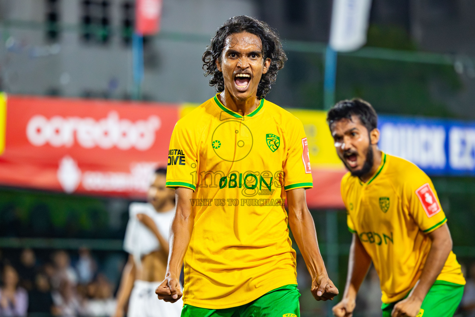 GA Gemanafushi vs GDh Vaadhoo on Day 35 of Golden Futsal Challenge 2024 was held on Tuesday, 20th February 2024, in Hulhumale', Maldives
Photos: Mohamed Mahfooz Moosa, / images.mv