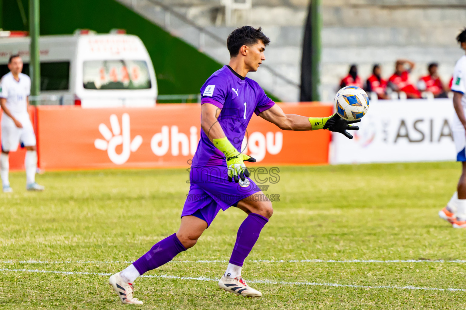 Maldives vs Philippines in AFC Asian Cup Qualifies held in National Football Stadium, Male', Maldives on Tuesday, 18th November 2025. Photos: Nausham Waheed / Images.mv