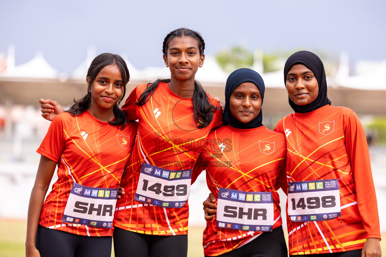 Day 6 of MWSC Interschool Athletics Championships 2024 held in Hulhumale Running Track, Hulhumale, Maldives on Thursday, 14th November 2024. Photos by: Ismail Thoriq / Images.mv