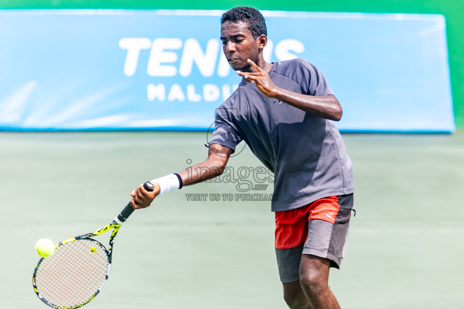 Day 9 of ATF Maldives Junior Open Tennis was held in Male' Tennis Court, Male', Maldives on Friday, 20th December 2024. Photos: Nausham Waheed/ images.mv