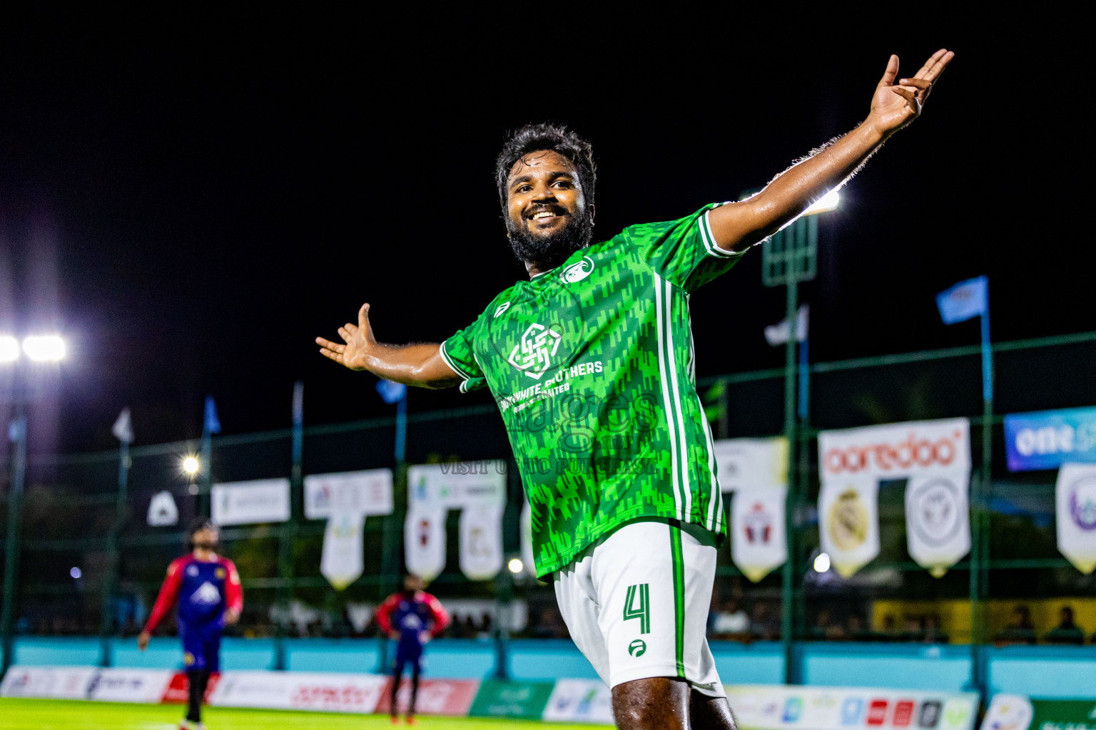 Fools SC vs FC Baaz in Day 2 of Laamehi Dhiggaru Ekuveri Futsal Challenge 2024 was held on Saturday, 27th July 2024, at Dhiggaru Futsal Ground, Dhiggaru, Maldives Photos: Nausham Waheed / images.mv