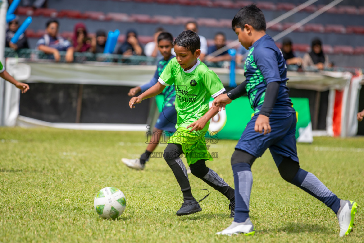 Day 2 of Under 10 MILO Academy Championship 2024 was held at National Stadium in Male', Maldives on Friday, 27th April 2024. Photos: Mohamed Mahfooz Moosa / images.mv