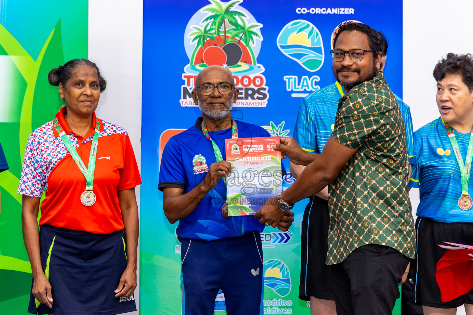 Day 3 of 1st Thoddoo Masters Table Tennis Tournament was held on Saturday, 23rd August 2025 in AA Thoddoo, Maldives. Photos: Nausham Waheed / images.mv