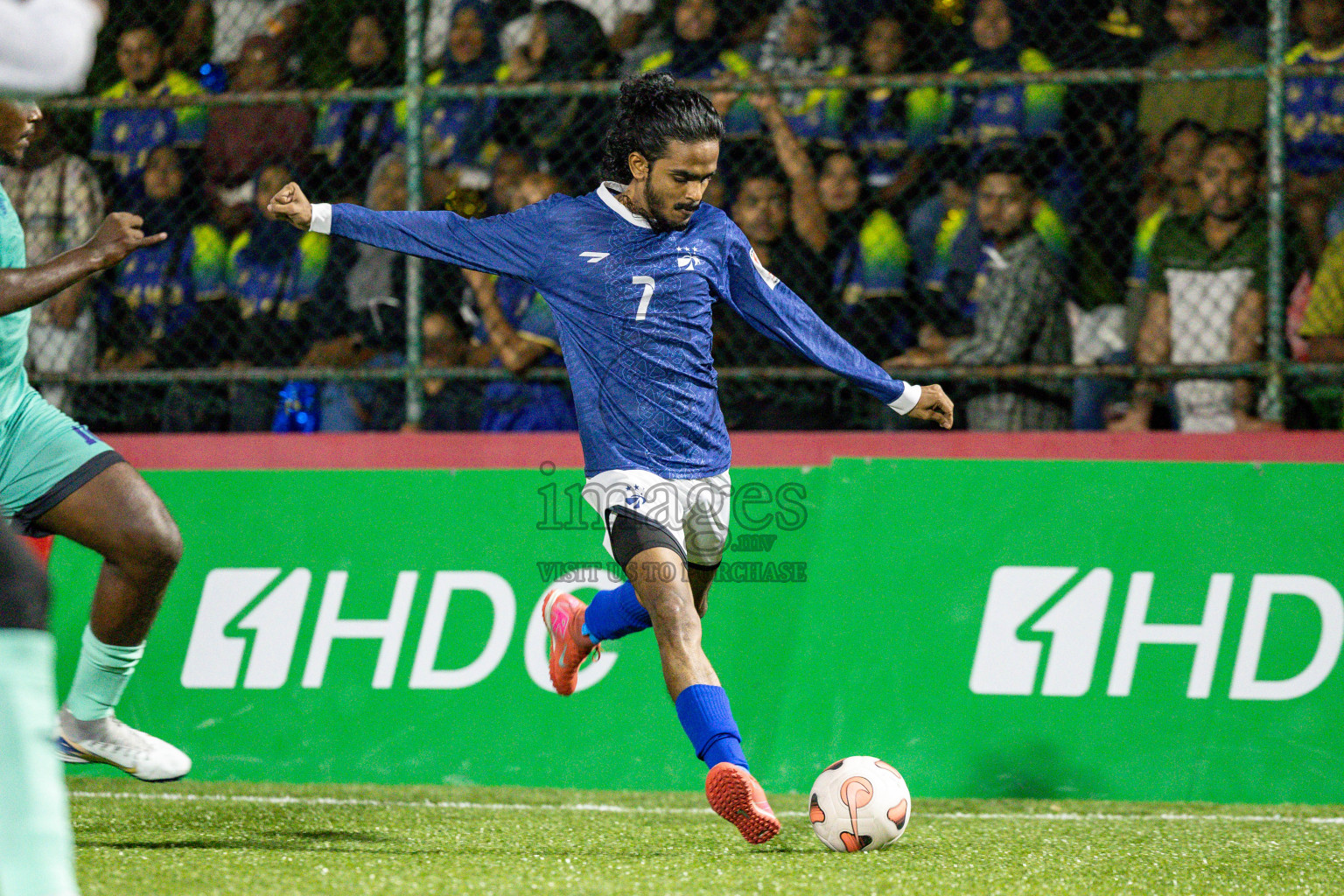 MACL vs Club Immigration in Day 7 of Club Maldives Cup 2025 was held in Rehendhi Futsal Ground, Hulhumale', Maldives on Tuesday, 7 October 2025. 
Photos: Hassan Simah / images.mv