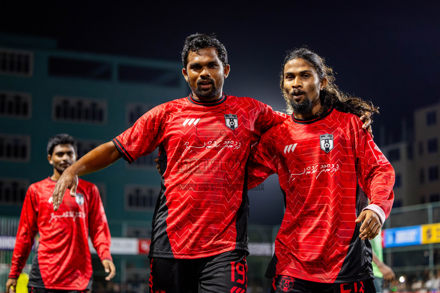 HDH Kumundhoo vs Hdh Vaikaradhoo in Day 5 of Golden Futsal Challenge 2025 on Thursday, 9th January 2025, in Hulhumale', Maldives Photos: Nausham waheed / images.mv