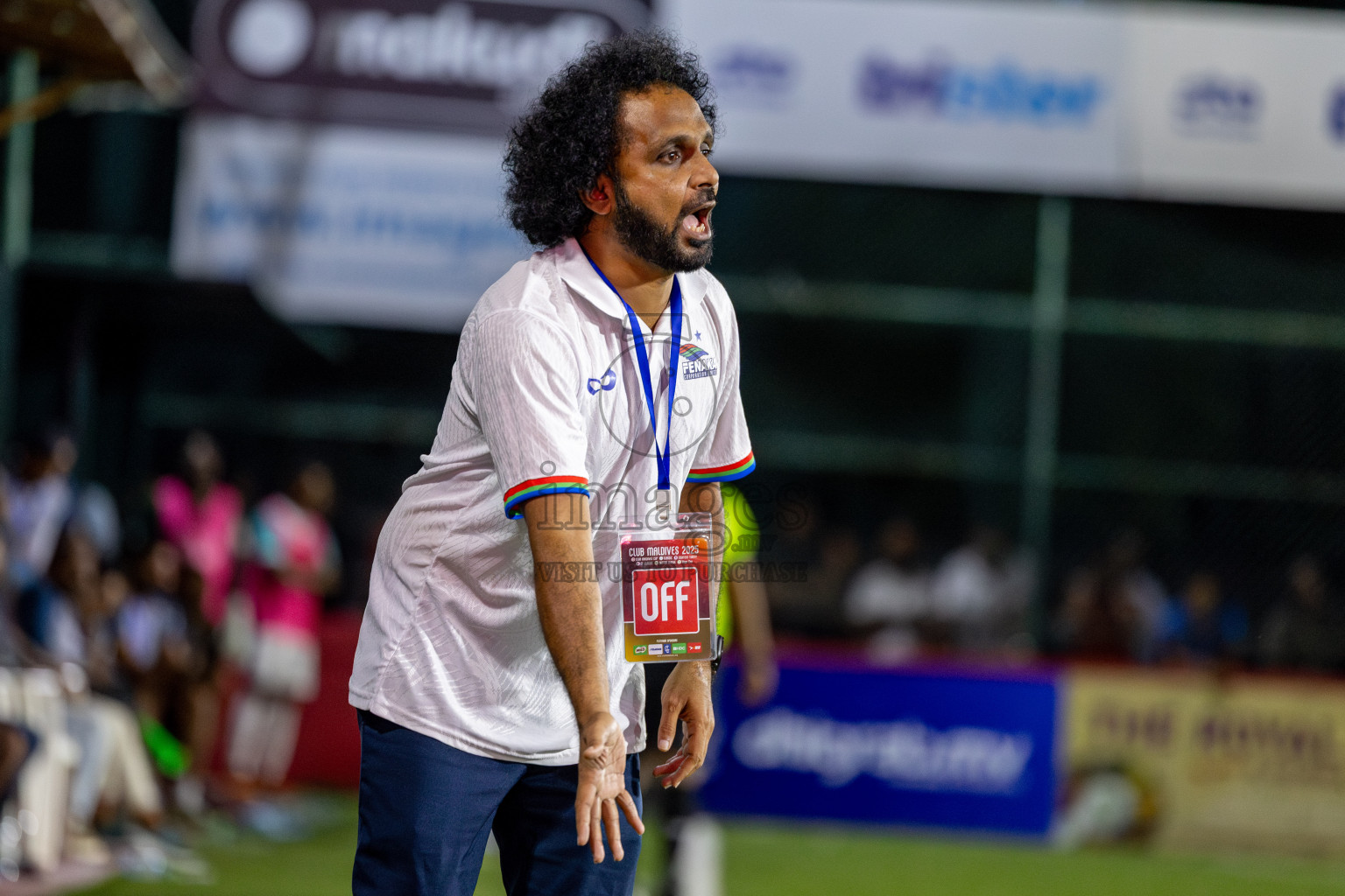 Fenaka vs Police Club in Day 14 of Club Maldives Cup 2025 was held in Rehendhi Futsal Ground, Hulhumale', Maldives on Tuesday, 14th October 2025. Photos: Ismail Thoriq / images.mv