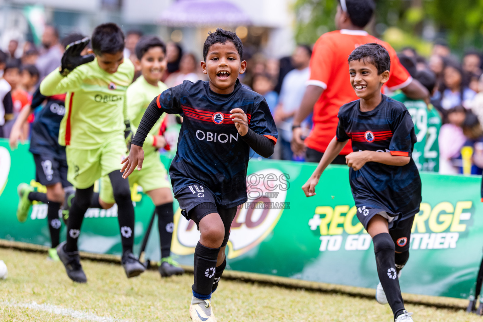 Day 3 of MILO SVAM Juniors 2025 (U-8) was held at Henveiru Stadium in Male', Maldives on Saturday, 28th June 2025. 
Photos: Hassan Simah / images.mv
