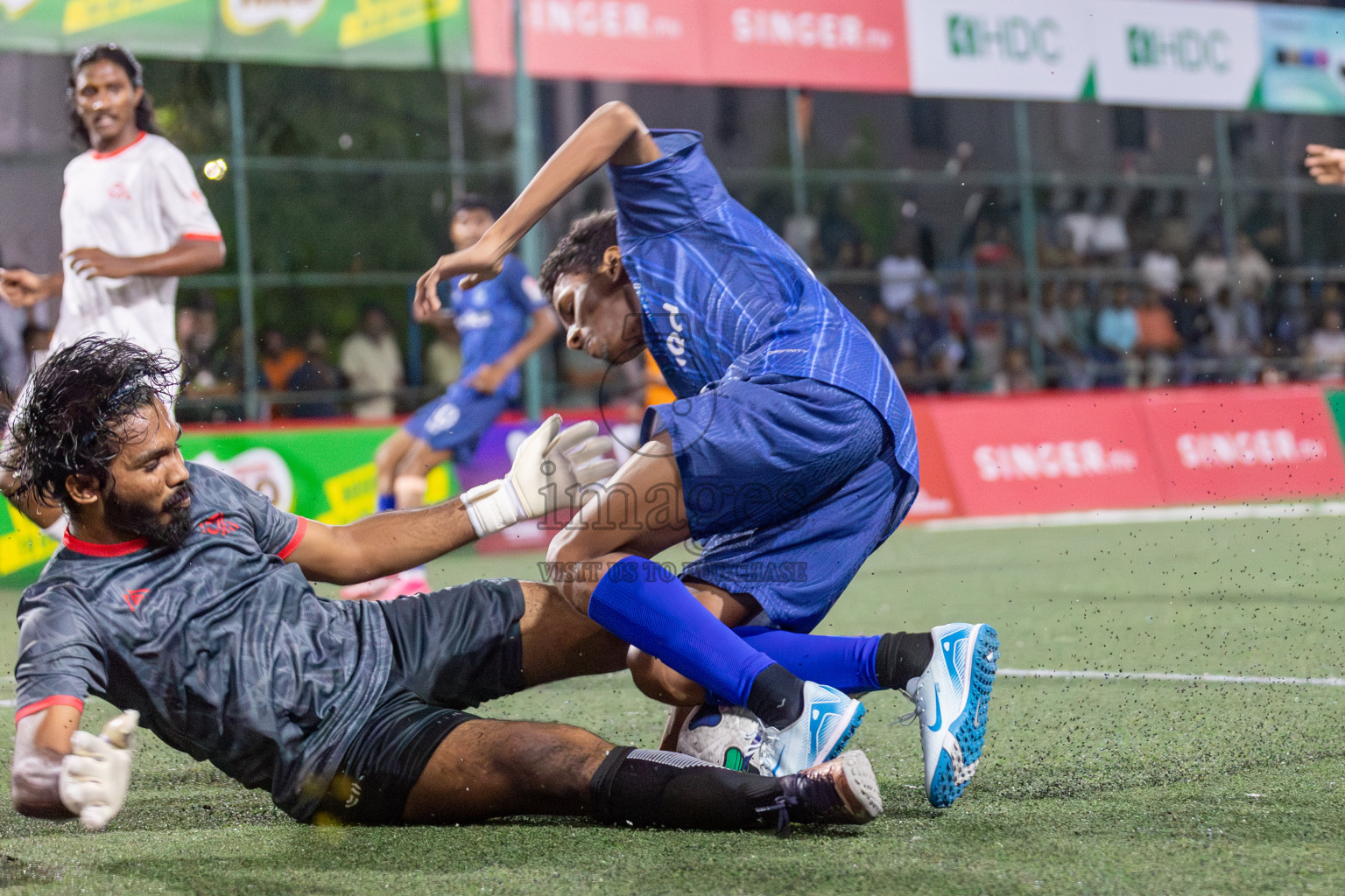 Team Allied vs Club Aasandha in Club Maldives Cup 2024 held in Rehendi Futsal Ground, Hulhumale', Maldives on Monday, 23rd September 2024. 
Photos: Mohamed Mahfooz Moosa / images.mv