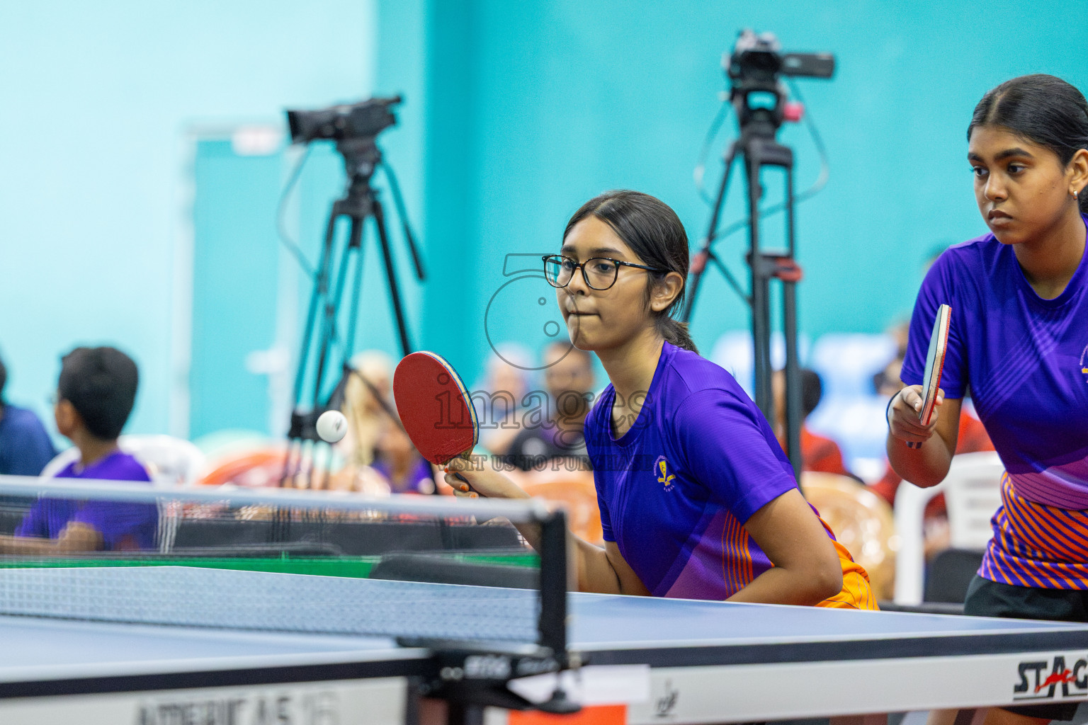 Day 3 of Interschool Table Tennis Tournament 2025 held at Male' TT Hall, Male', Maldives on Saturday, 17th May 2025. Photos By: Ismail Thoriq / images.mv