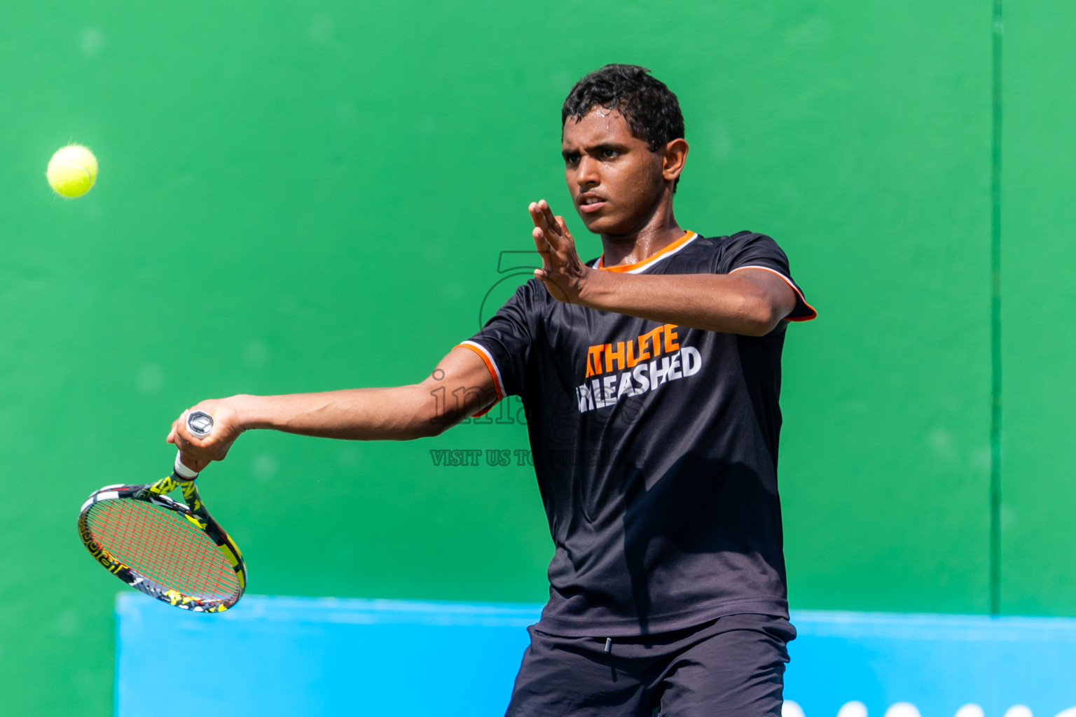 Day 8 of ATF Maldives Junior Open Tennis was held in Male' Tennis Court, Male', Maldives on Thursday, 19th December 2024. Photos: Nausham Waheed/ images.mv