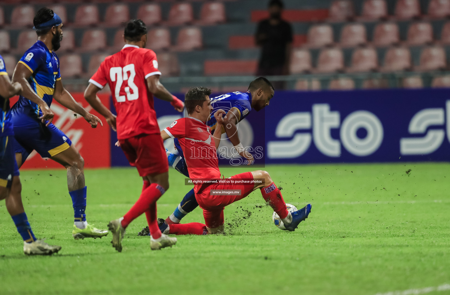 Nepal vs Sri Lanka in SAFF Championship 2021 held on 4th October 2021 in Galolhu National Stadium, Male', Maldives