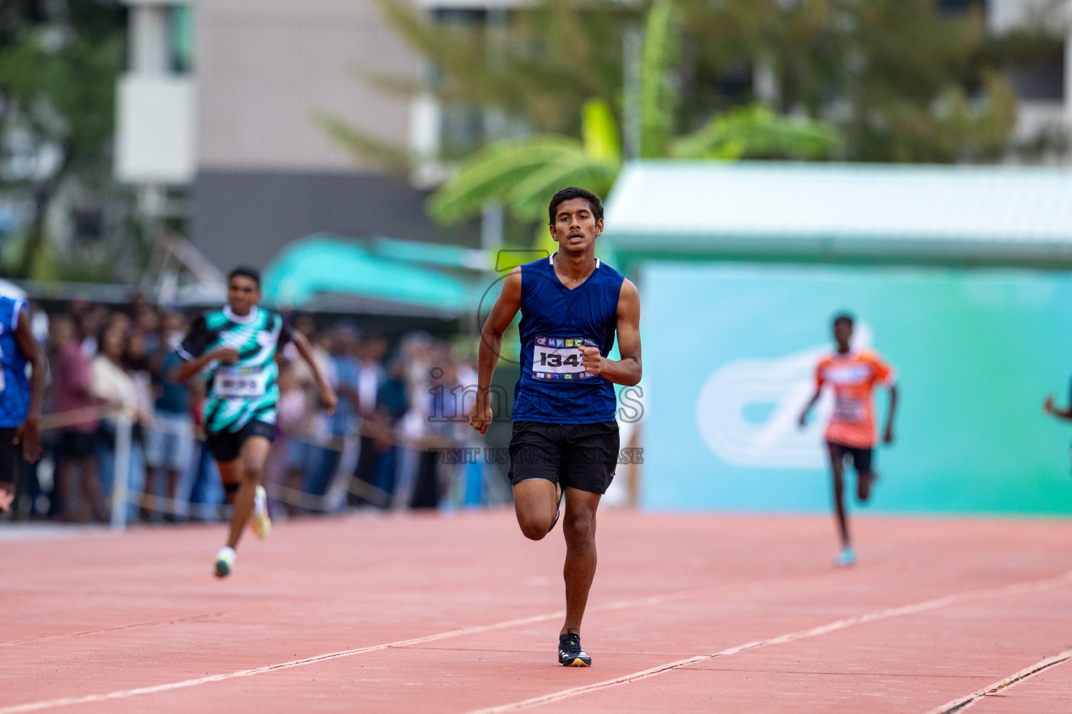 Day 2 of MWSC Interschool Athletics Championships 2024 held in Hulhumale Running Track, Hulhumale, Maldives on Sunday, 10th November 2024. Photos by: Ismail Thoriq / Images.mv