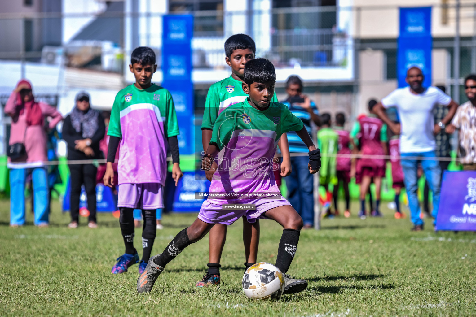 Day 2 of Milo Kids Football Fiesta 2022 was held in Male', Maldives on 20th October 2022. Photos: Nausham Waheed/ images.mv