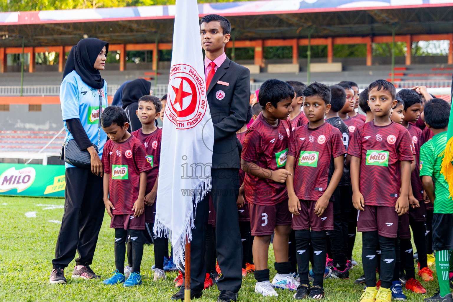 Day 2 of MILO Kids Football Fiesta was held at National Stadium in Male', Maldives on Saturday, 24th February 2024.