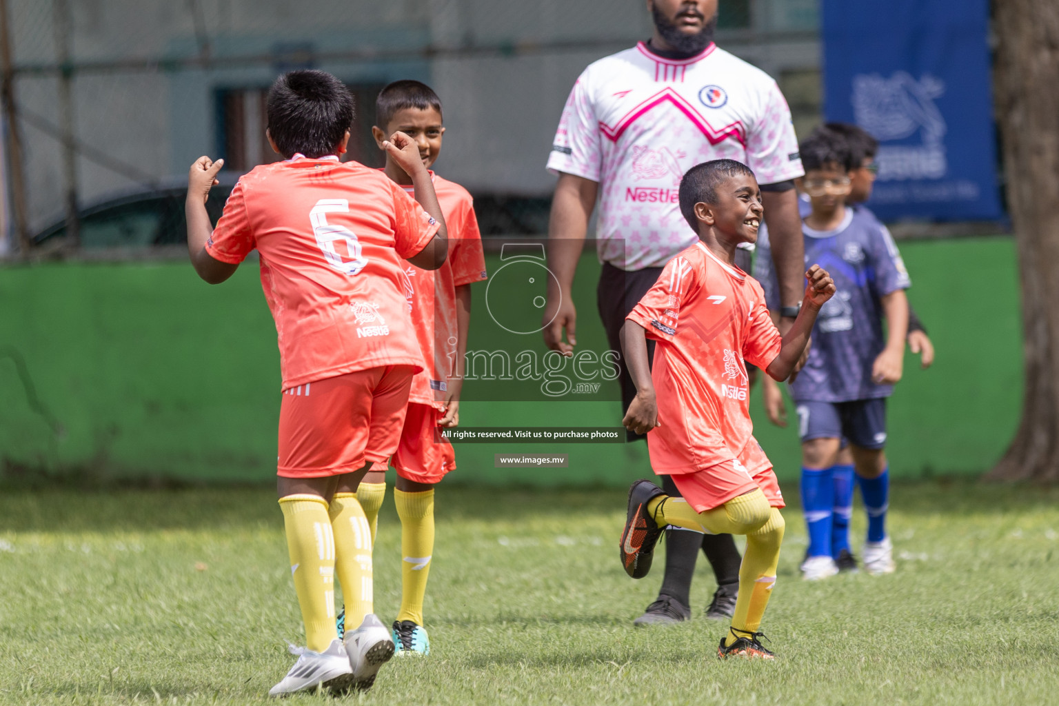 Day 1 of Nestle kids football fiesta, held in Henveyru Football Stadium, Male', Maldives on Wednesday, 11th October 2023 Photos: Shut Abdul Sattar/ Images.mv