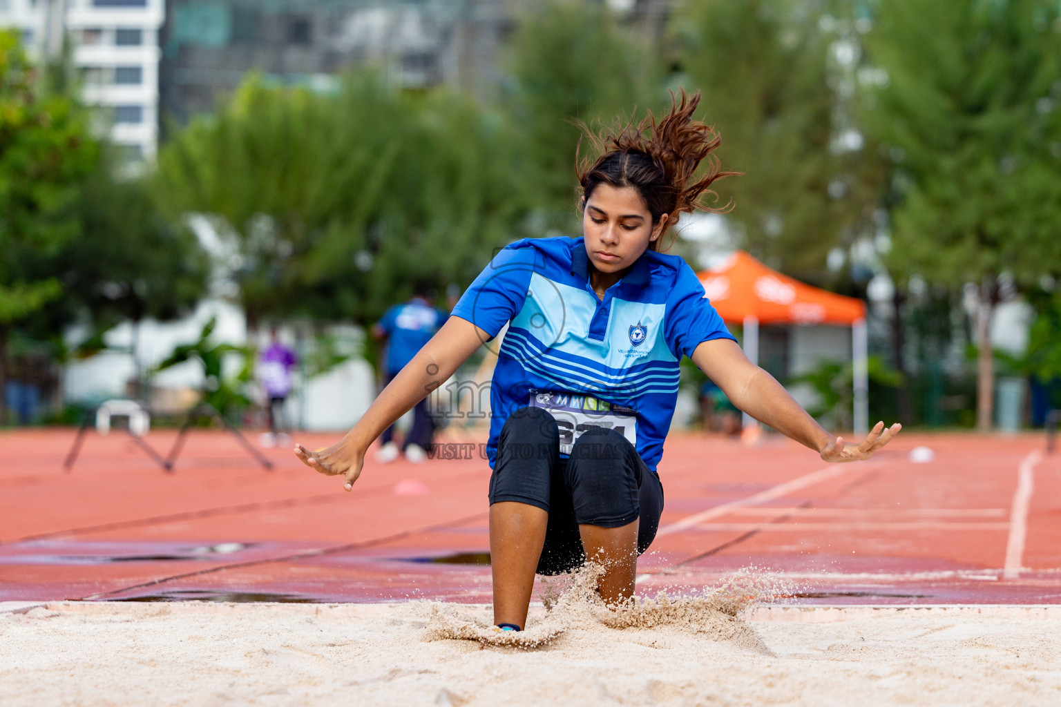 Day 2 of MWSC Interschool Athletics Championships 2024 held in Hulhumale Running Track, Hulhumale, Maldives on Sunday, 10th November 2024. 
Photos by:  Hassan Simah / Images.mv