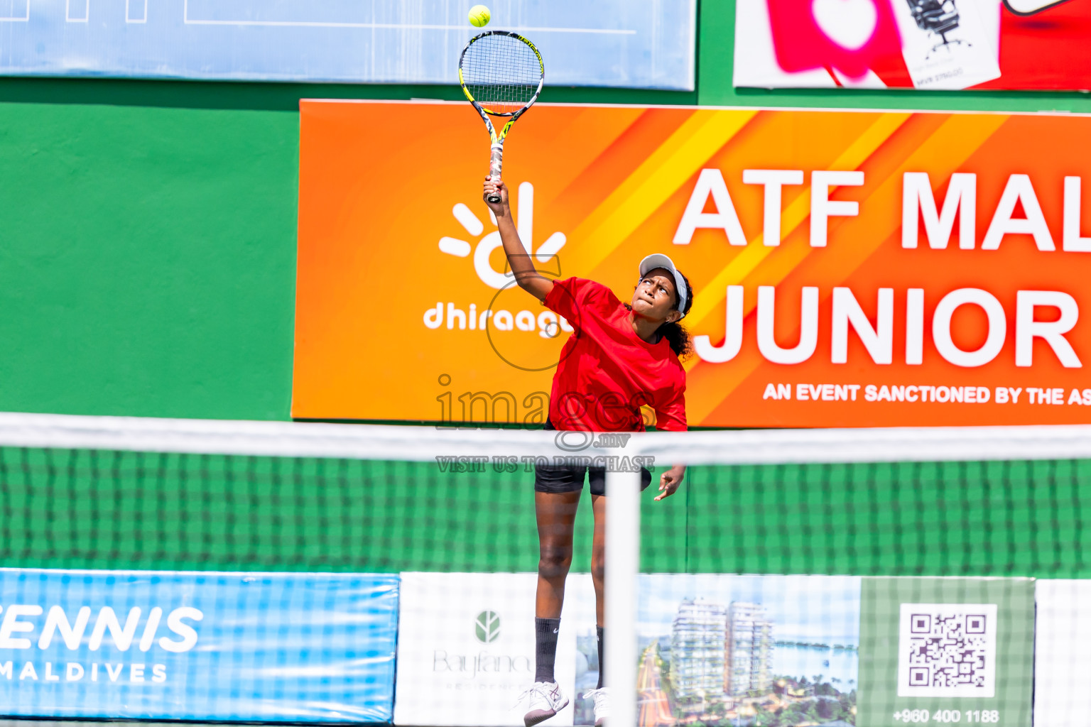 Day 4 of ATF Maldives Junior Open Tennis was held in Male' Tennis Court, Male', Maldives on Thursday, 12th December 2024. Photos: Nausham Waheed/ images.mv