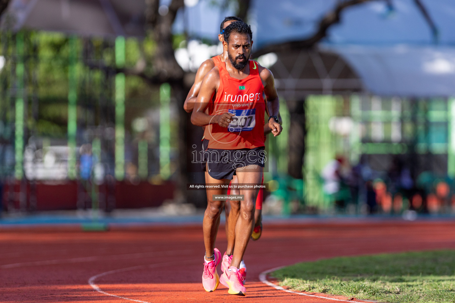 Day 2 of National Athletics Championship 2023 was held in Ekuveni Track at Male', Maldives on Saturday, 25th November 2023. Photos: Nausham Waheed / images.mv