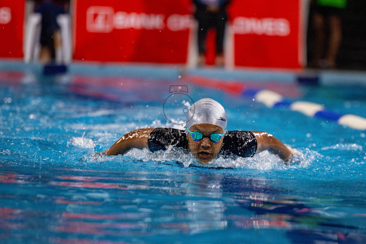 Day 4 of National Swimming Championship 2024 held in Hulhumale', Maldives on Monday, 16th December 2024. Photos: Hassan Simah / images.mv