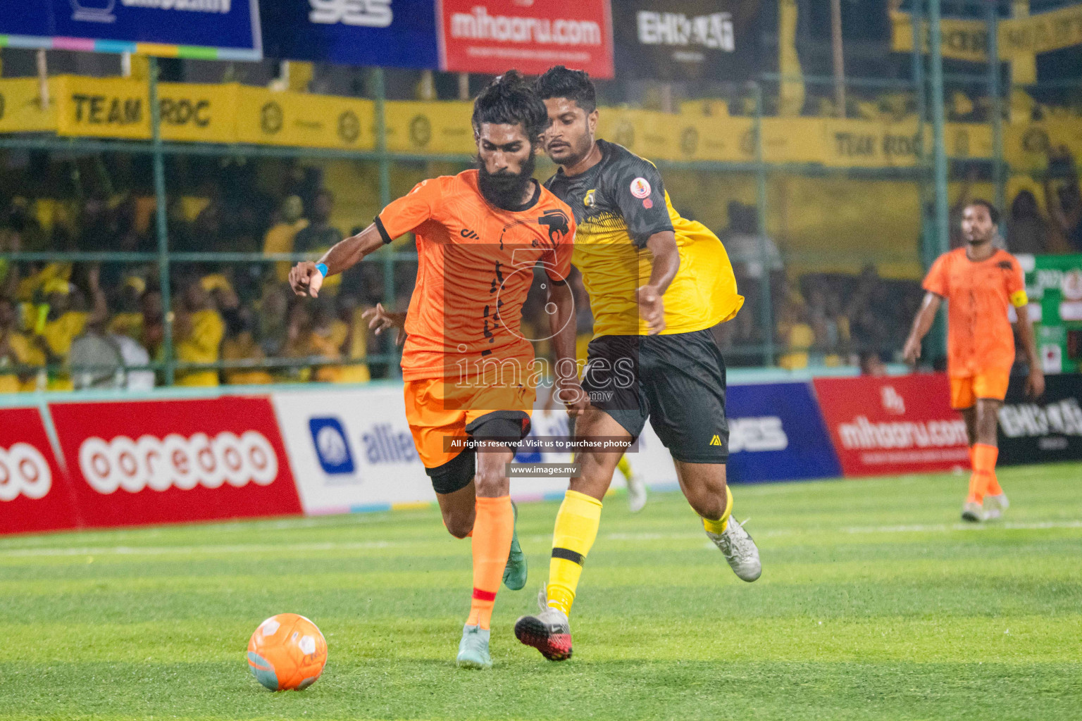 RRC Vs FSM in the Semi Finals of Club Maldives 2021 held in Hulhumale, Maldives on 19 December 2021. Photos: Shuu Abdul Sattar / images.mv