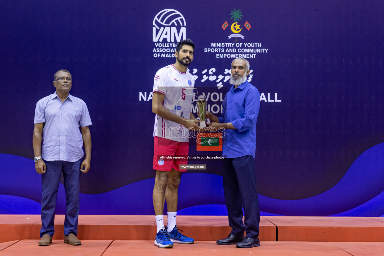 Sports Club City vs Dhivehi Sifainge Club in the Finals of National Volleyball Tournament 2022 on Thursday, 07th July 2022, held in Social Center, Male', Maldives